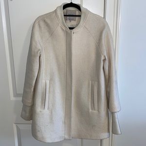 Zara Trafaluc Cream Coat